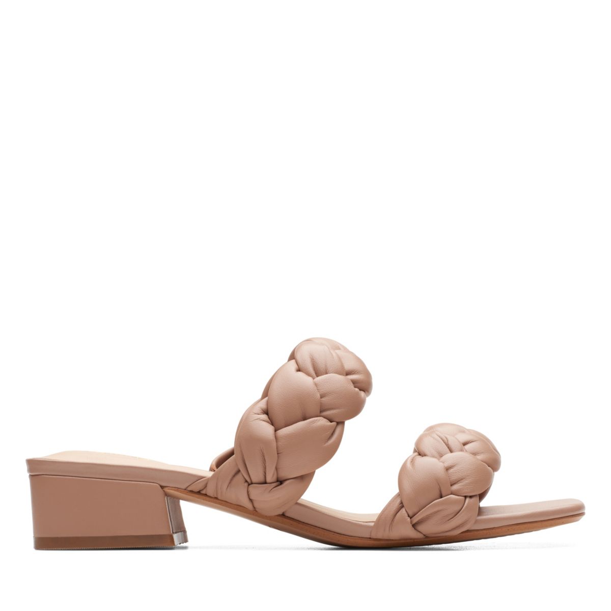 Beige Women's Clarks Seren 25 Braid Mules | 21941851