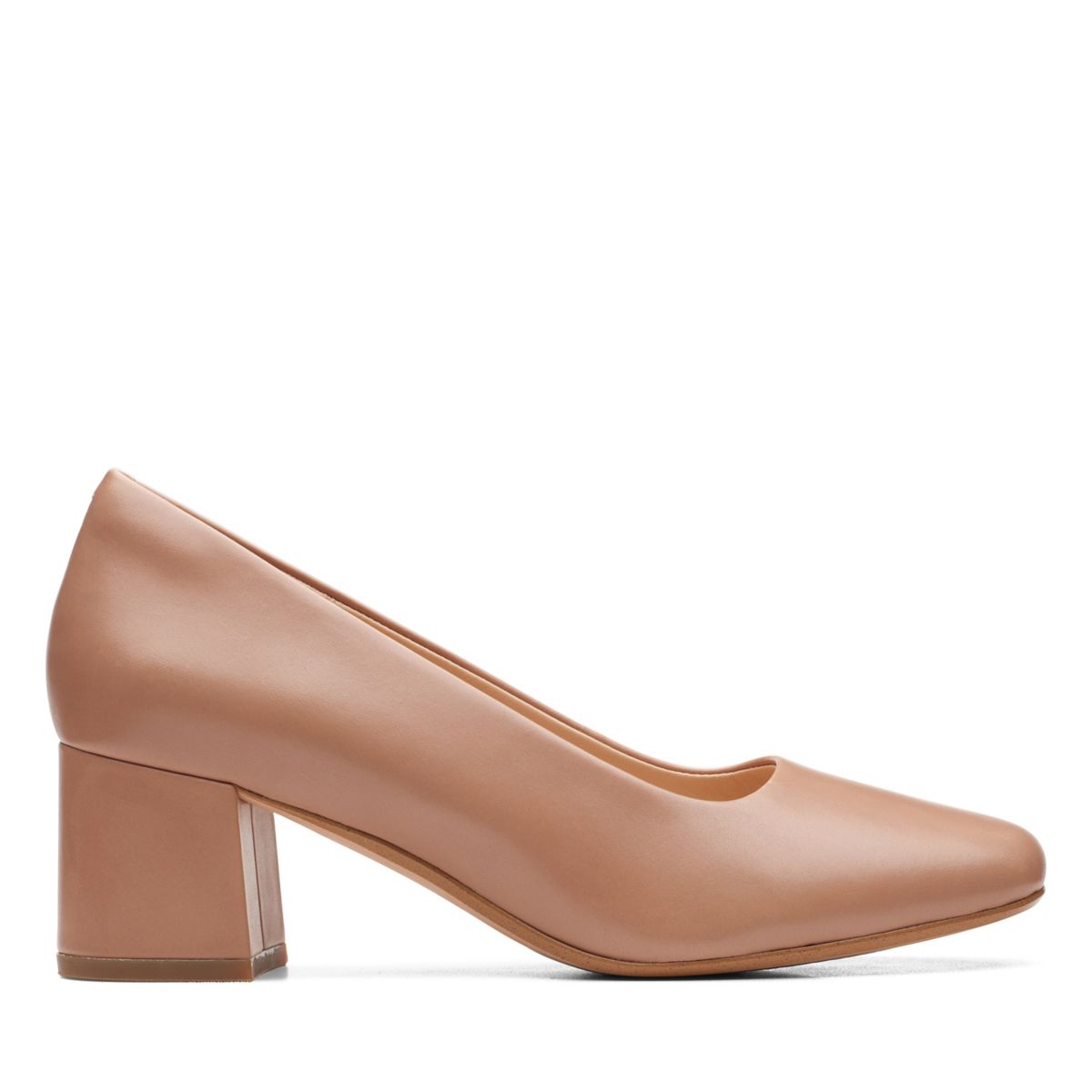 Beige Women's Clarks Sheer 55 Court Heels | 11150512