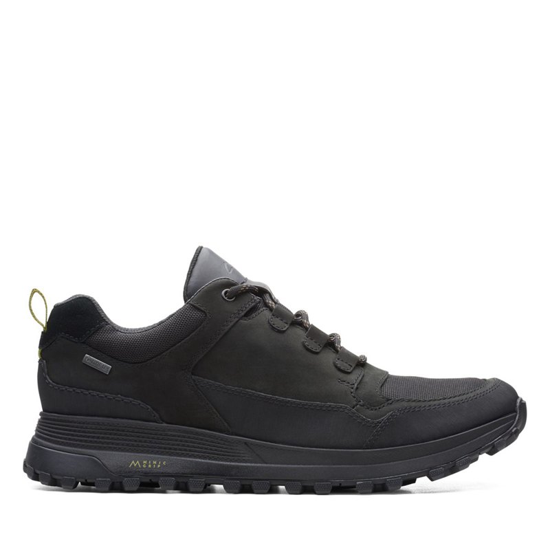 Black Men's Clarks ATL Trek Lo GORE-TEX Sneakers | 34208017