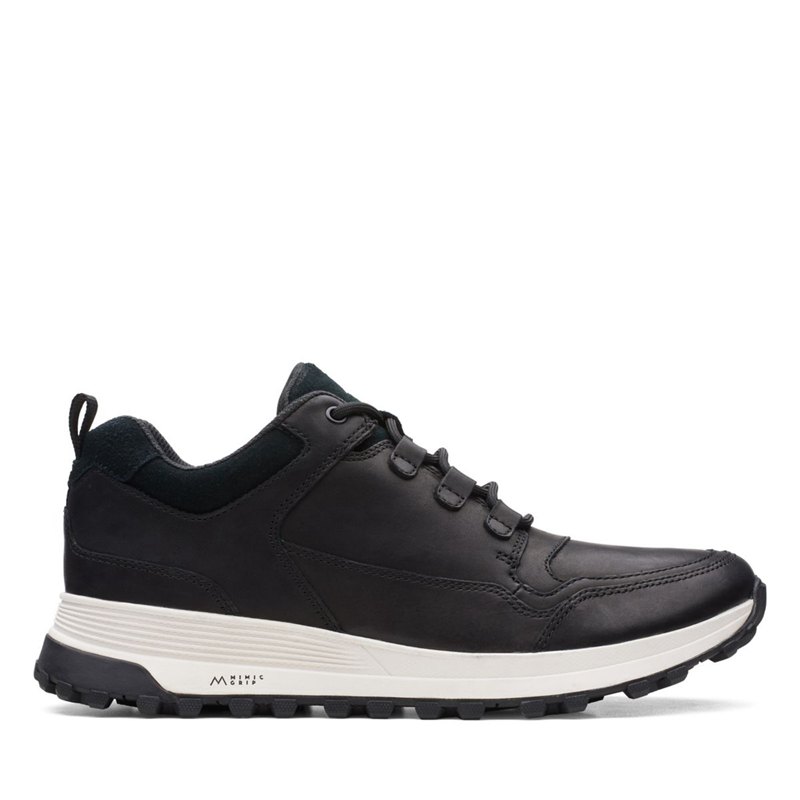Black Men's Clarks ATL Trek Lo Sneakers | 86893651