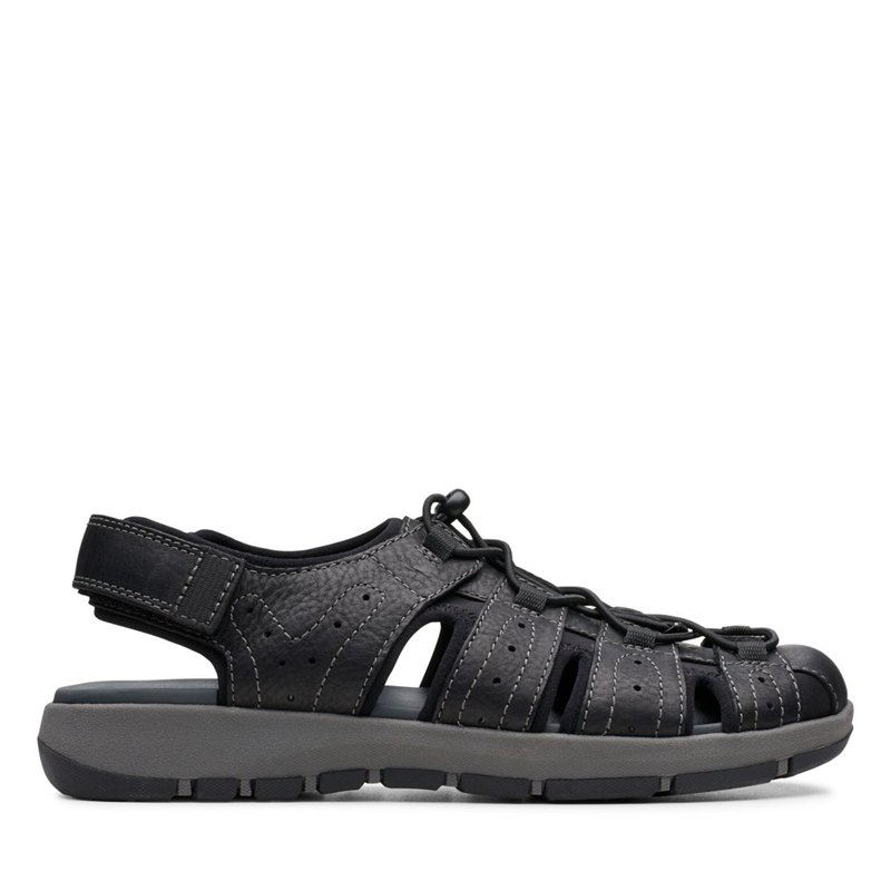 Black Men's Clarks Brixby Cove Sandals | 81498114