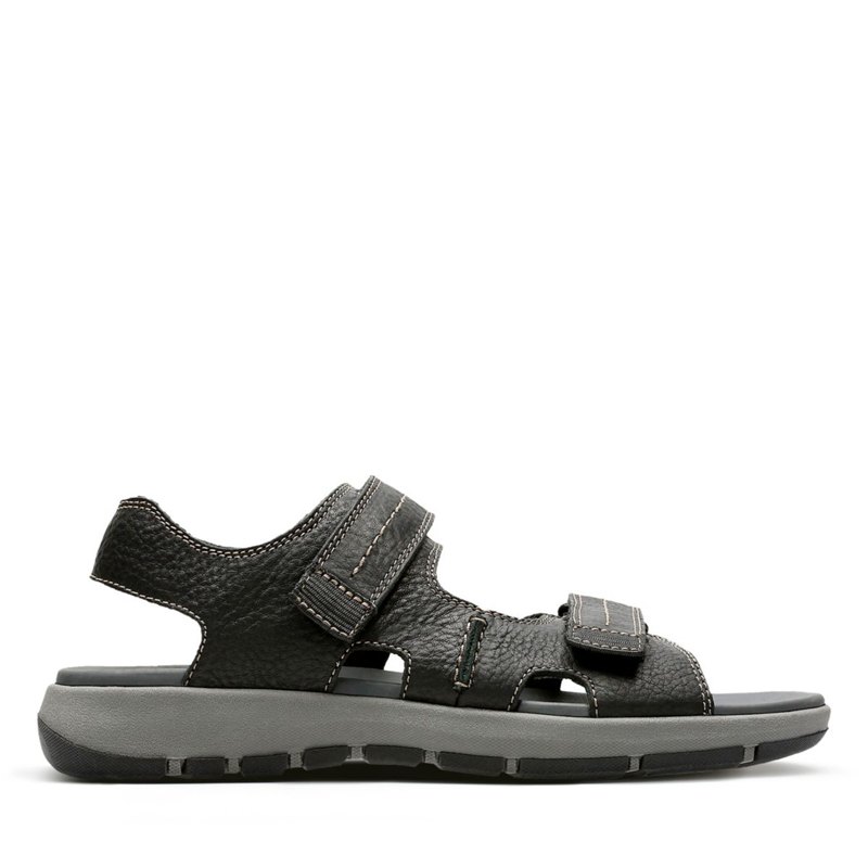 Black Men's Clarks Brixby Shore Sandals | 17733140