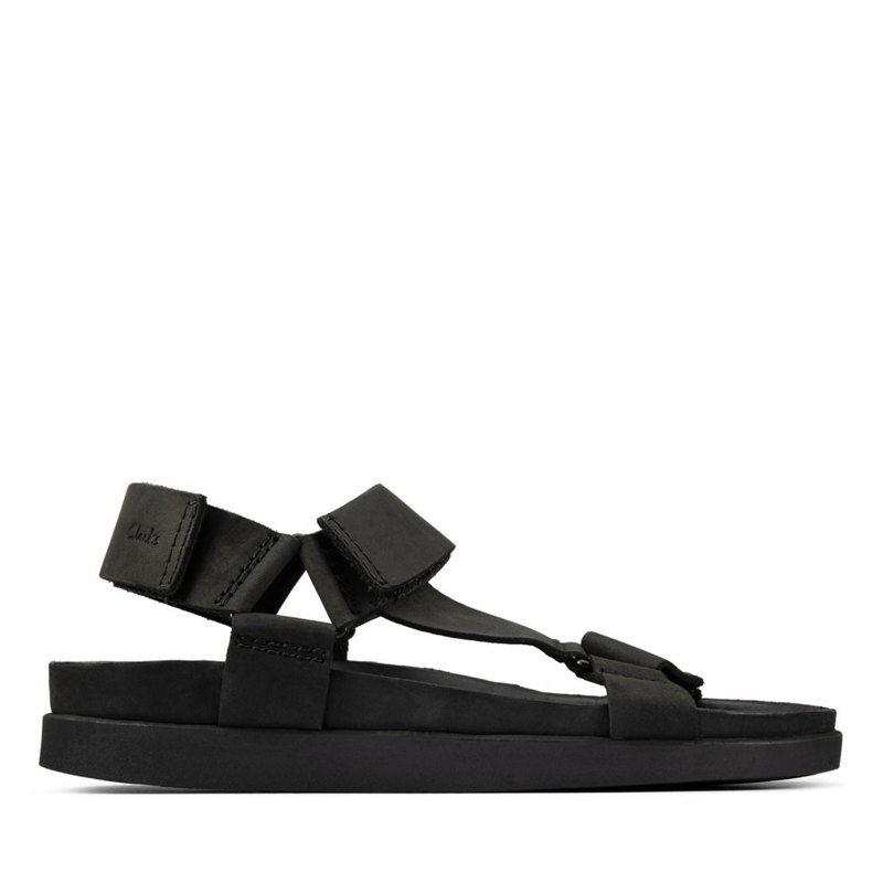 Black Men's Clarks Sunder Range Sandals | 72984600