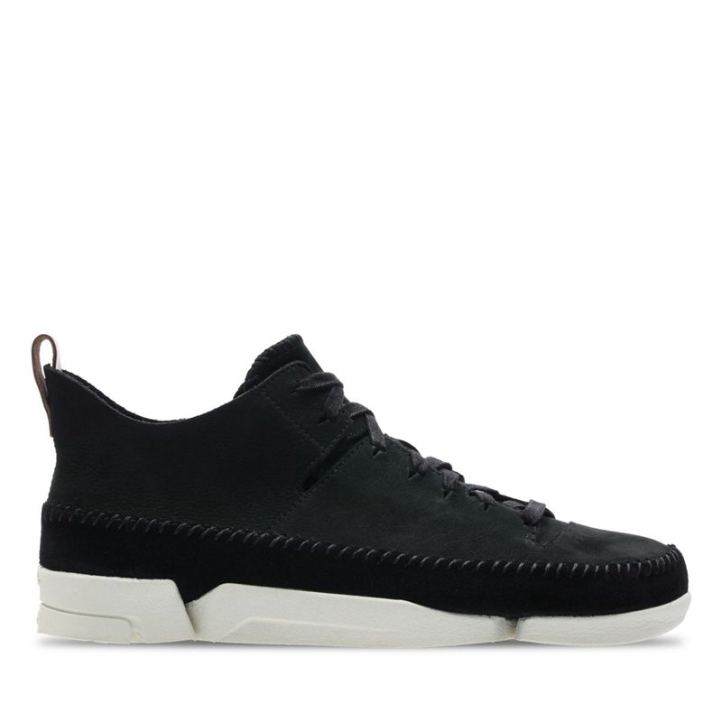 Black Men's Clarks Trigenic Flex Sneakers | 31226125