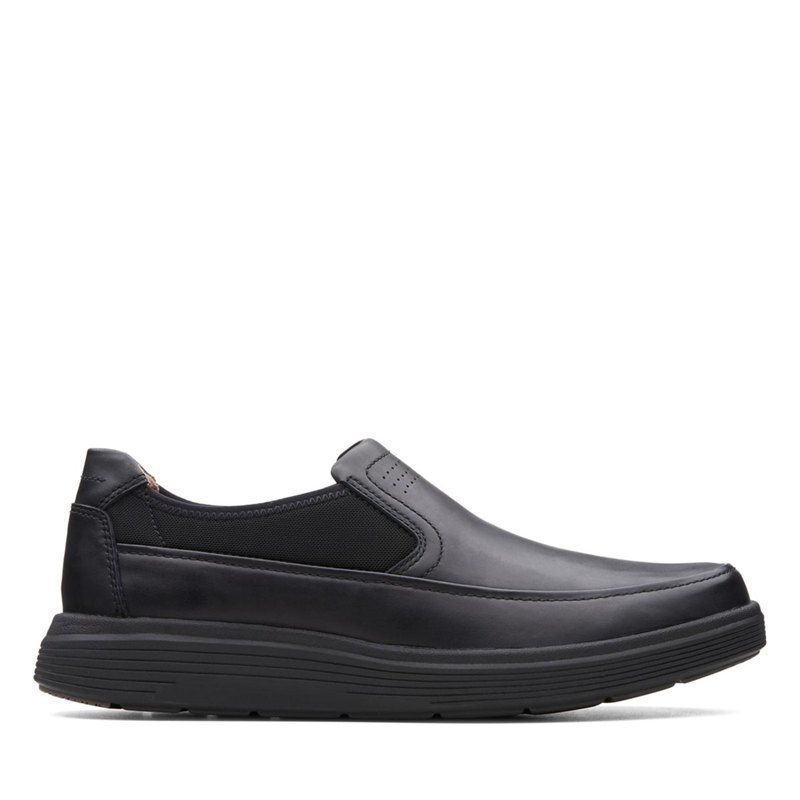 Black Men's Clarks Un Abode Go Slip On | 88327710