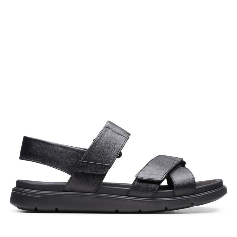 Black Men's Clarks Un Wilmore Band Sandals | 85226482
