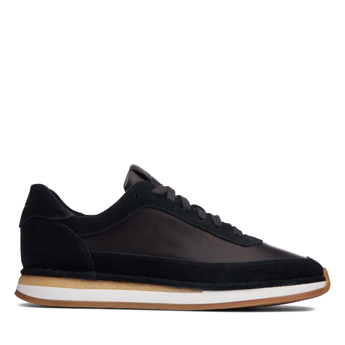 Black Women's Clarks Craft Run Lace Sneakers | 62308699