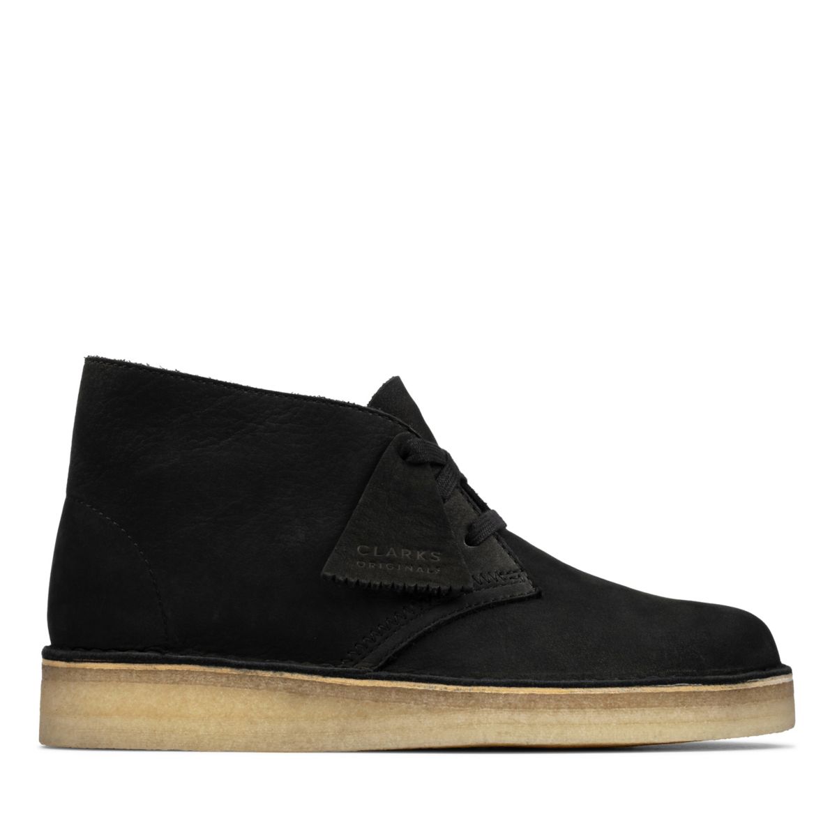 Black Women's Clarks Desert Coal Wallabee | 50596942