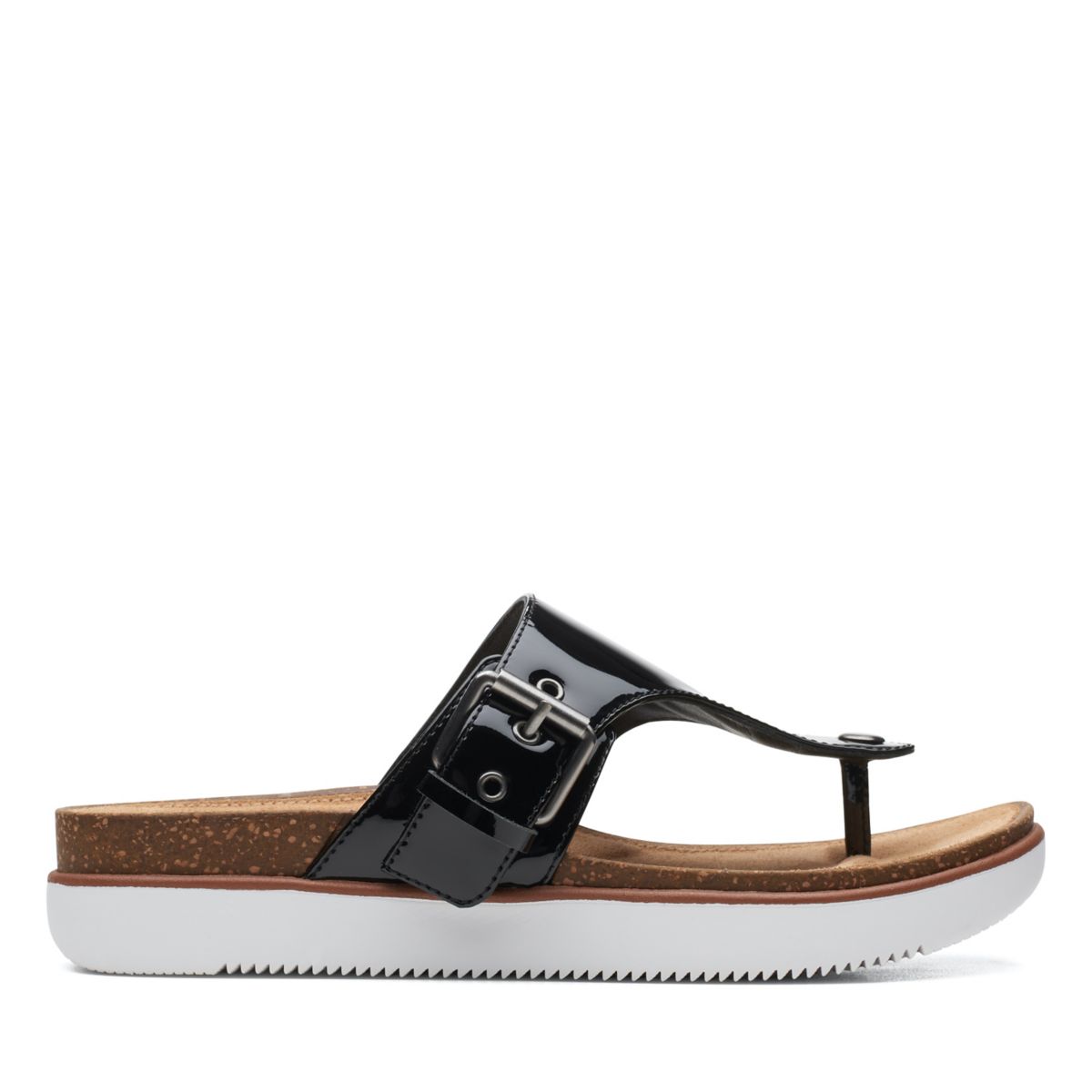 Black Women's Clarks Elayne Step Flip Flops | 54582314