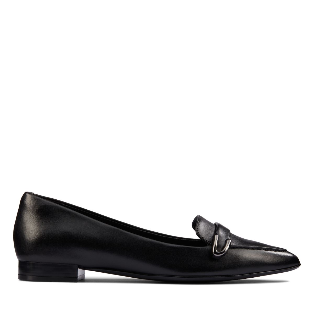 Black Women's Clarks Laina 15 Buckle Ballerina | 13635143