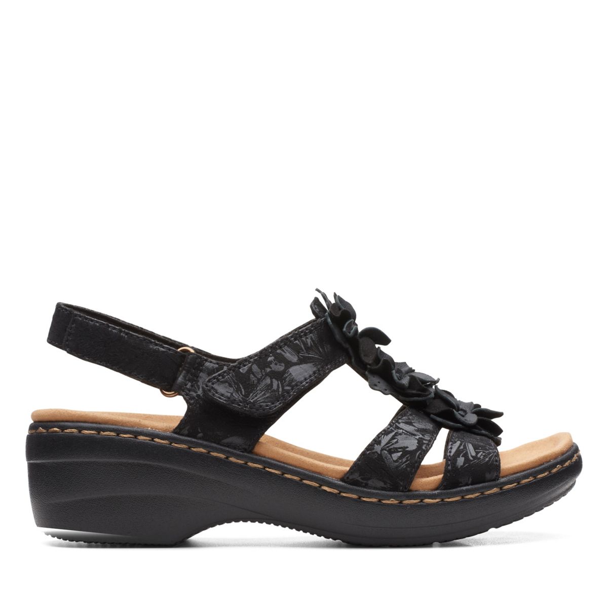 Black Women's Clarks Merliah Sheryl Sandals | 70077335