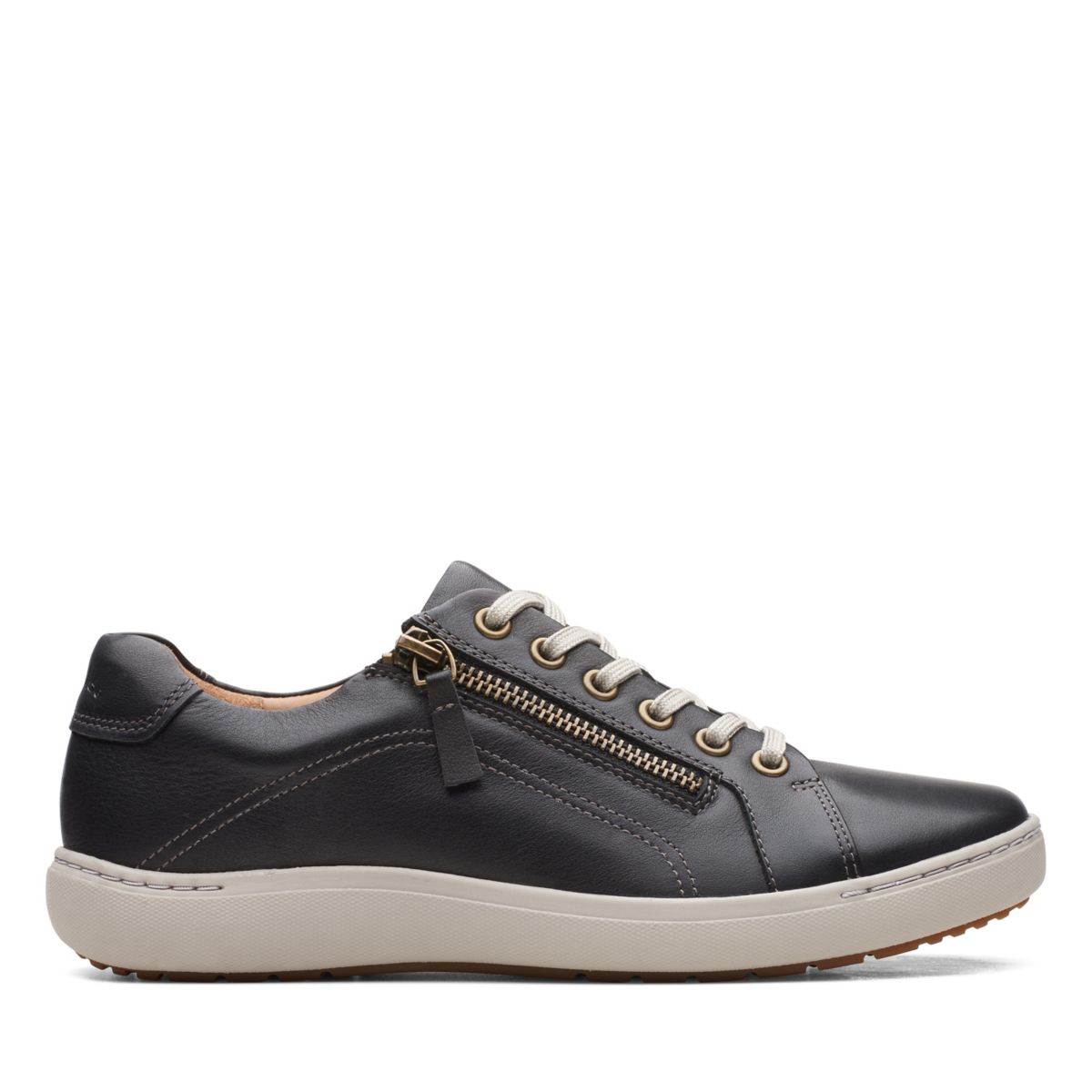 Black Women's Clarks Nalle Lace Sneakers | 70486229