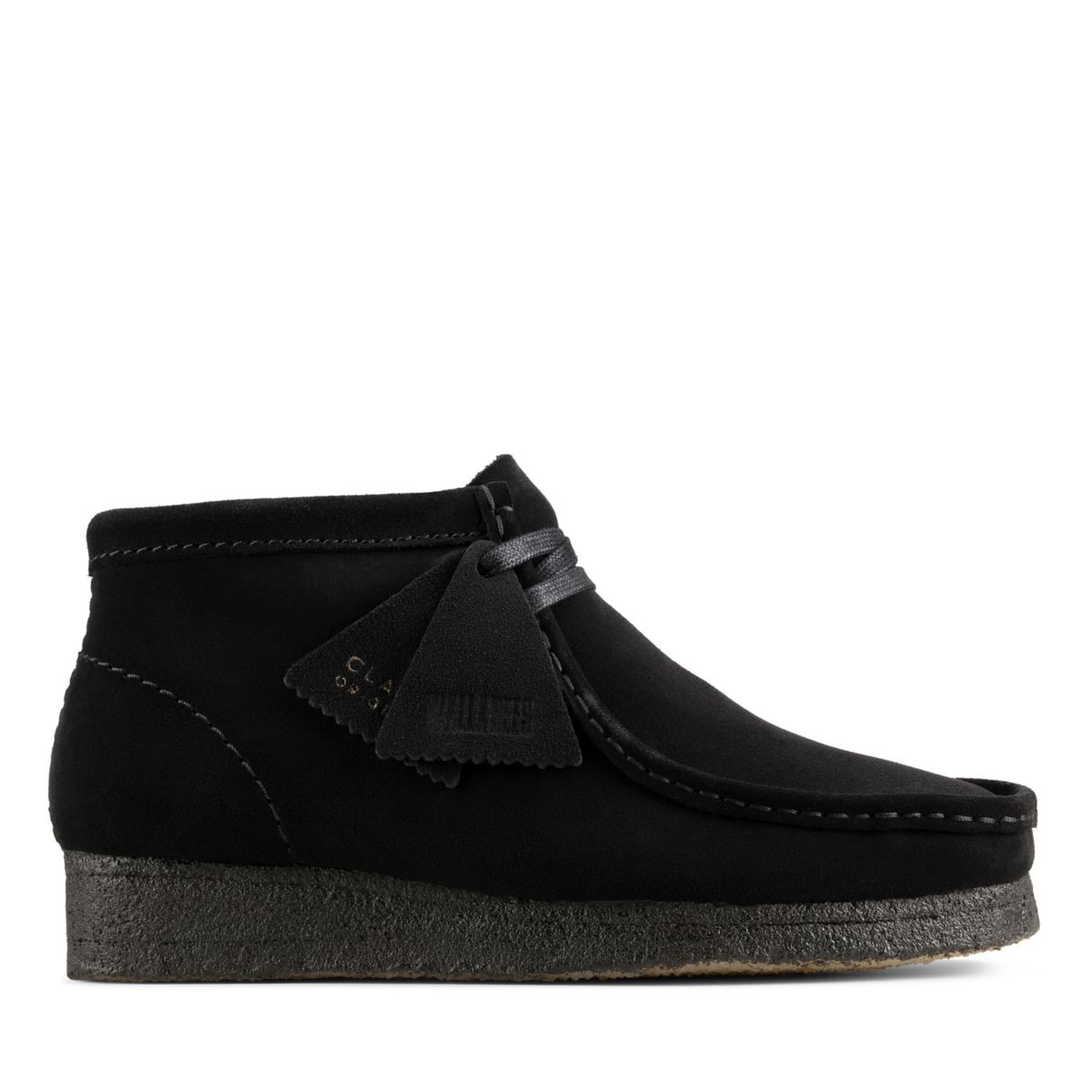 Black Women's Clarks Original Wallabee | 44728236
