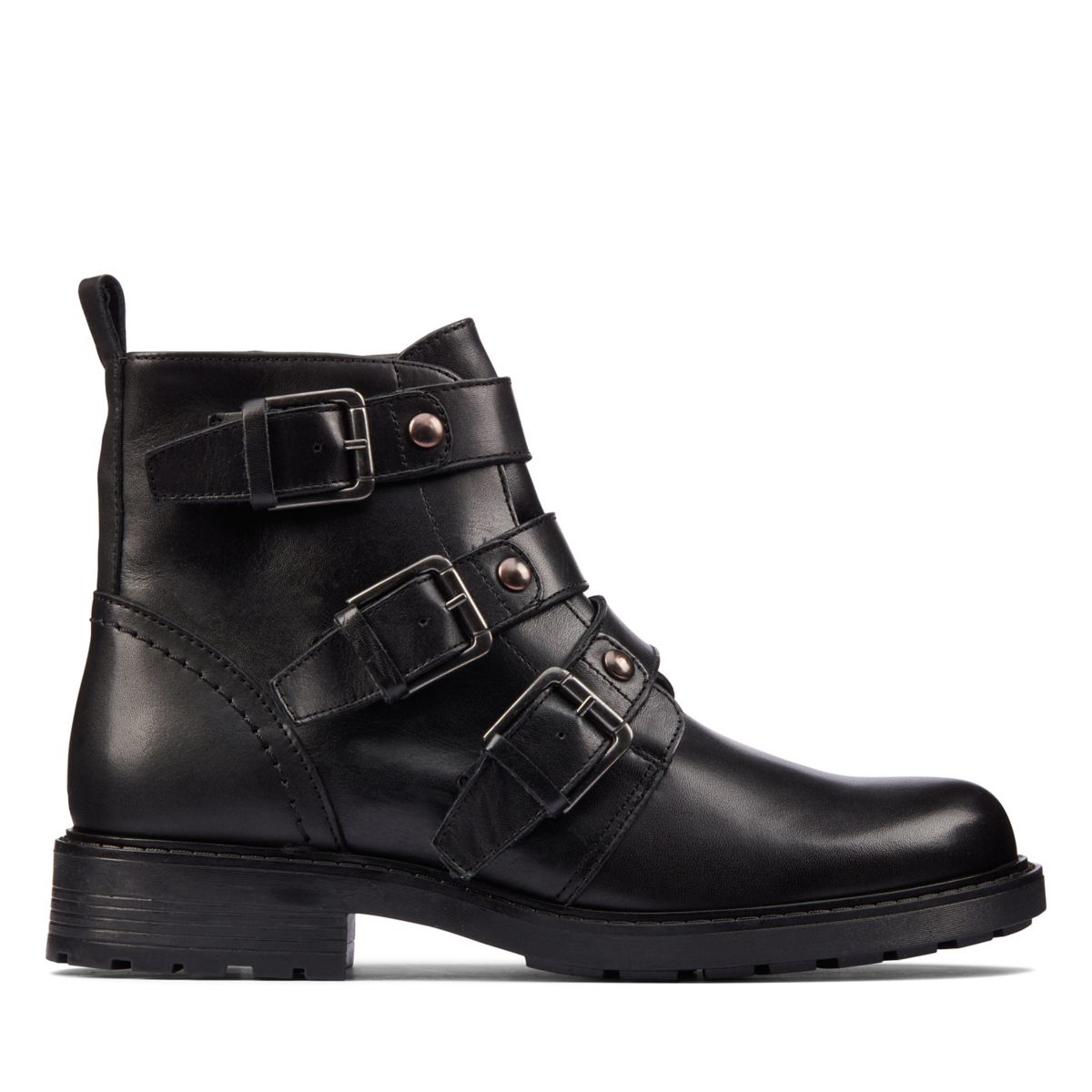 Black Women's Clarks Orinoco 2 Stud Ankle Boots | 25576461