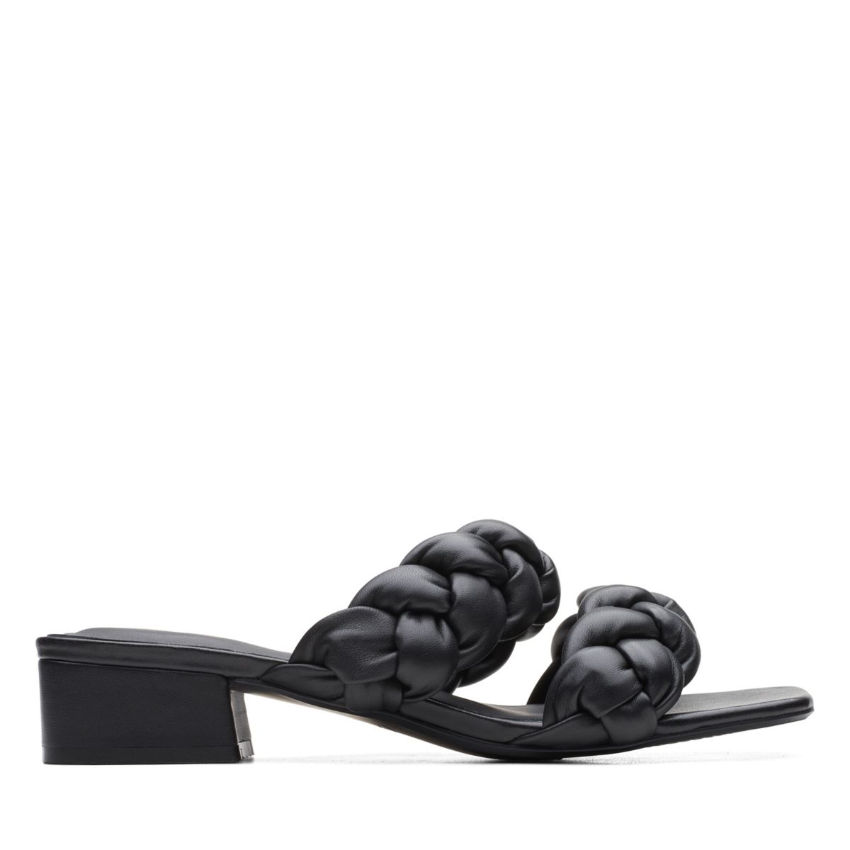 Black Women's Clarks Seren 25 Braid Mules | 25011017