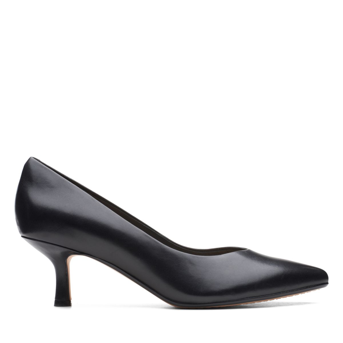 Black Women's Clarks Violet 55 Court Heels | 48653496