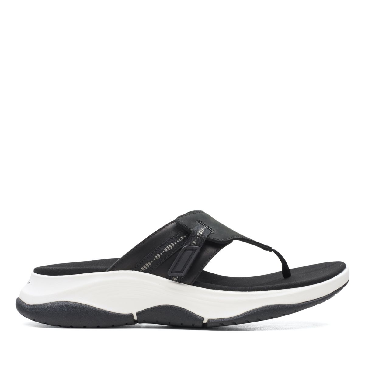 Black Women's Clarks Wave 2.0 Sea Flip Flops | 44652002