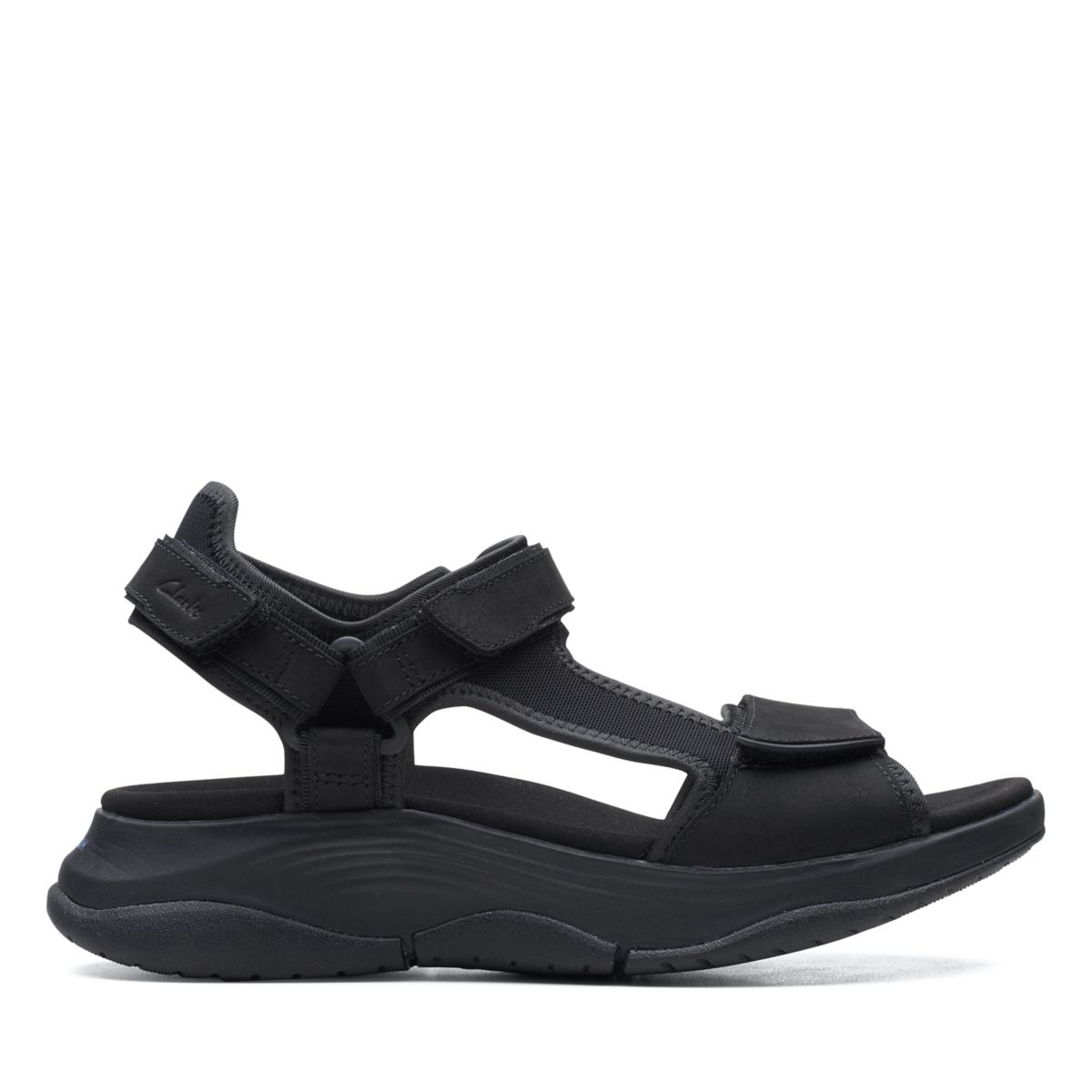 Black Women's Clarks Wave 2.0 Skip Sandals | 74597536