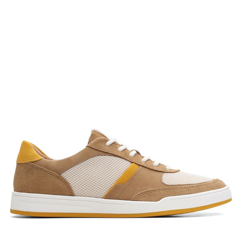Brown Men's Clarks Bizby Lace Sneakers | 58641635