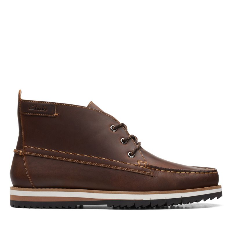 Brown Men's Clarks Durston Mid Wallabee | 76370808
