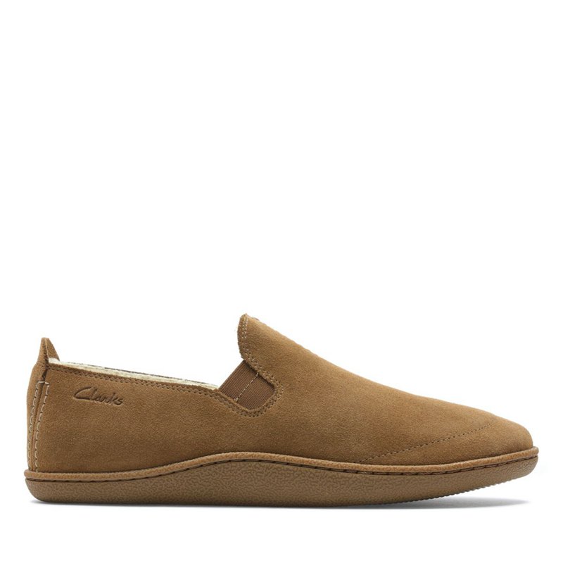 Brown Men's Clarks Home Mocc Slip On | 42523218