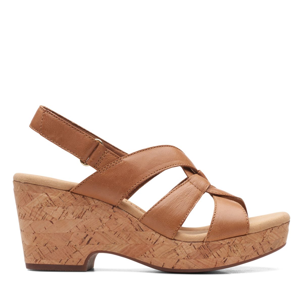 Brown Women's Clarks Giselle Beach Wedge Sandals | 49960881
