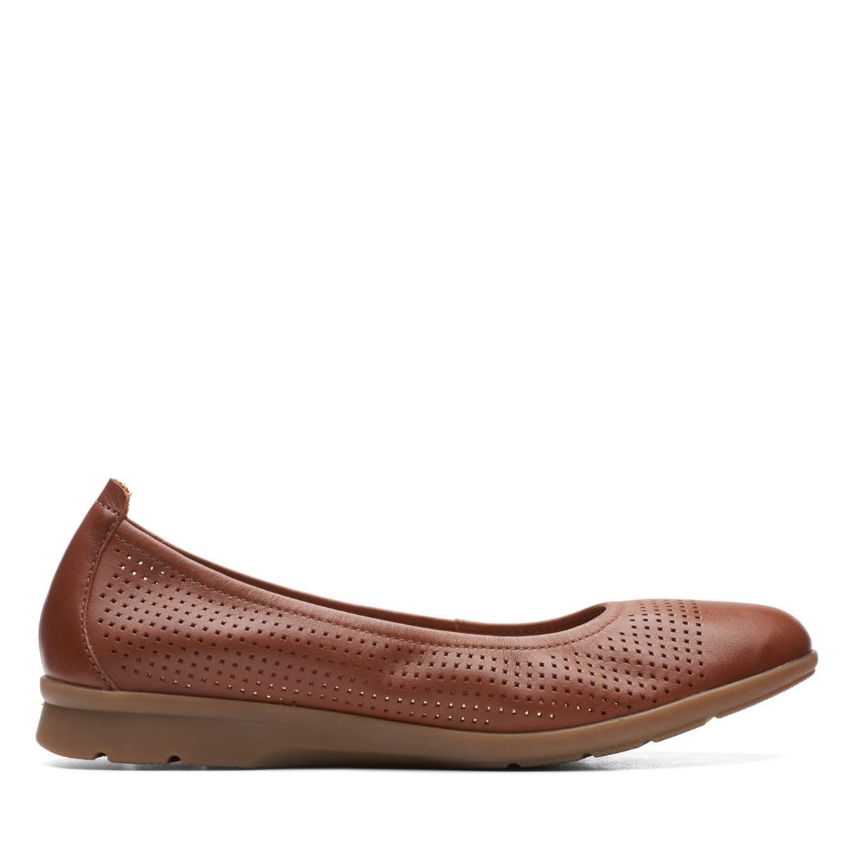 Brown Women's Clarks Jenette Ease Ballerina | 33780448