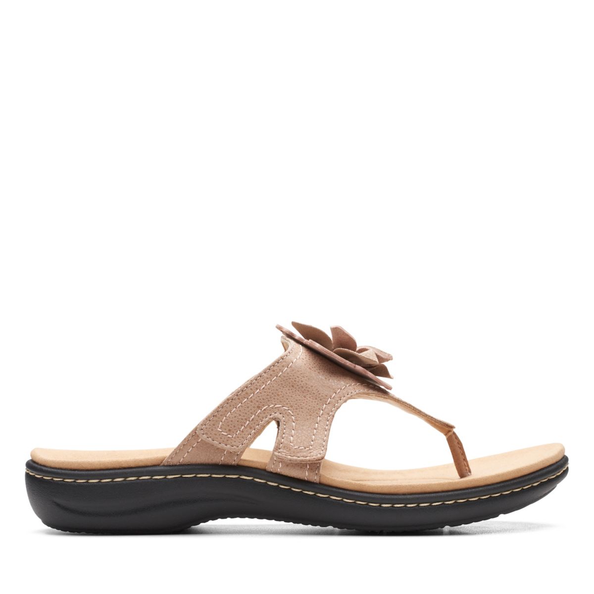 Brown Women's Clarks Laurieann Gema Flip Flops | 68782263
