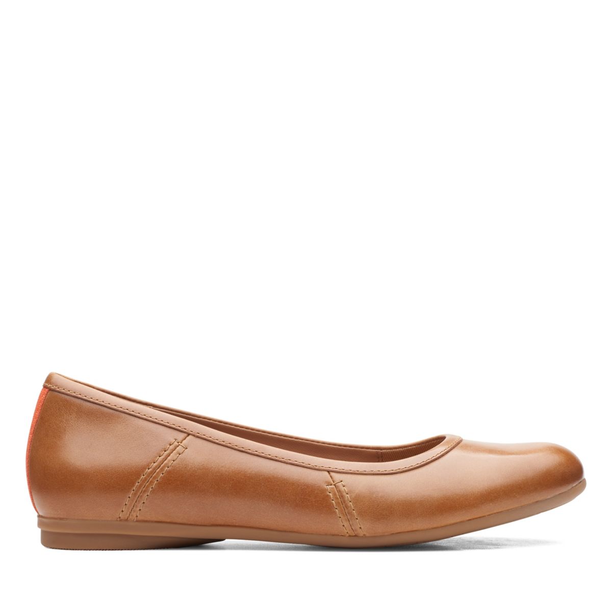Dark Brown Women's Clarks Canebay Plain Ballerina | 52109888