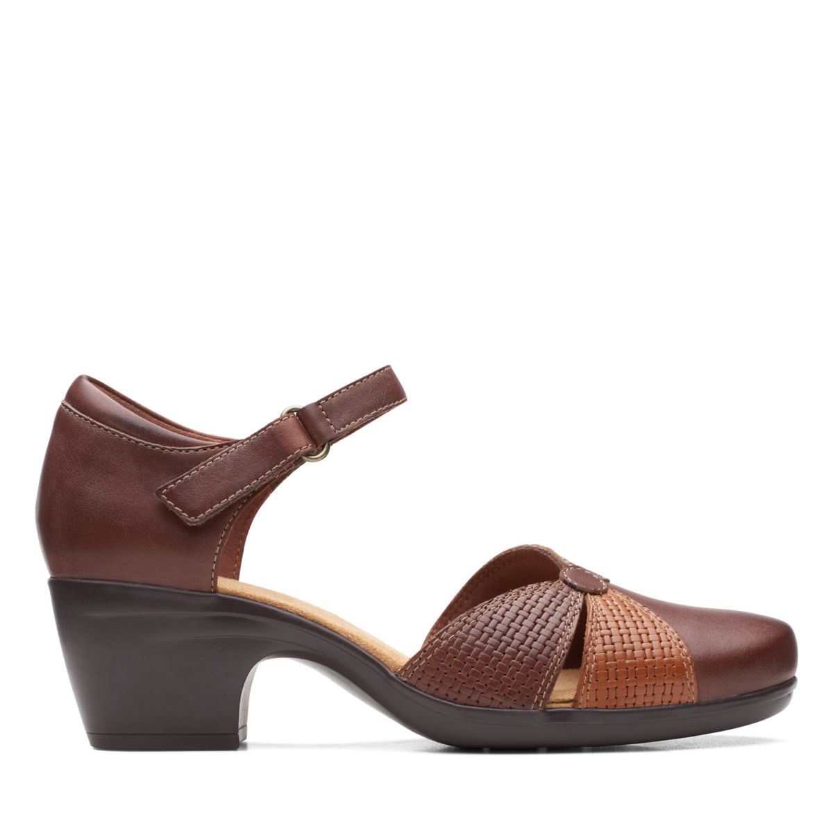 Dark Brown Women's Clarks Emily Rae Sandals | 69671982