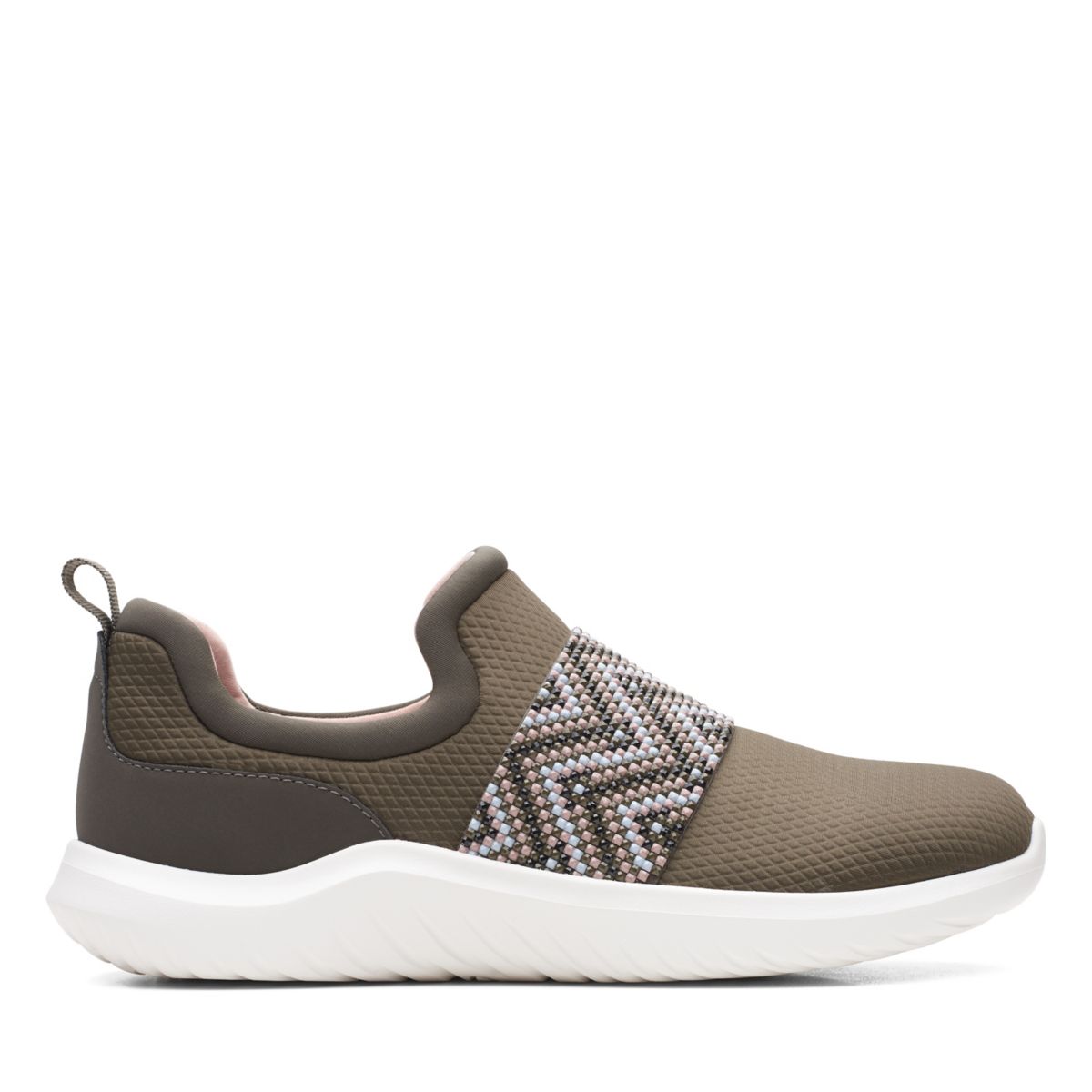 Dark Olive Women's Clarks Nova Way Slip On | 19909120
