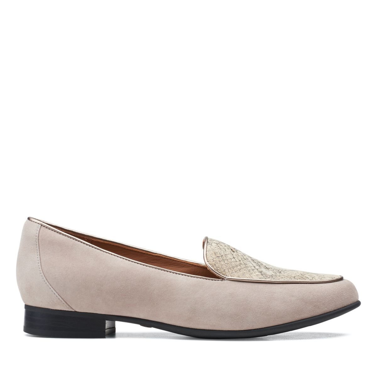 Grey Women's Clarks Un Blush Ease Loafers | 33518454