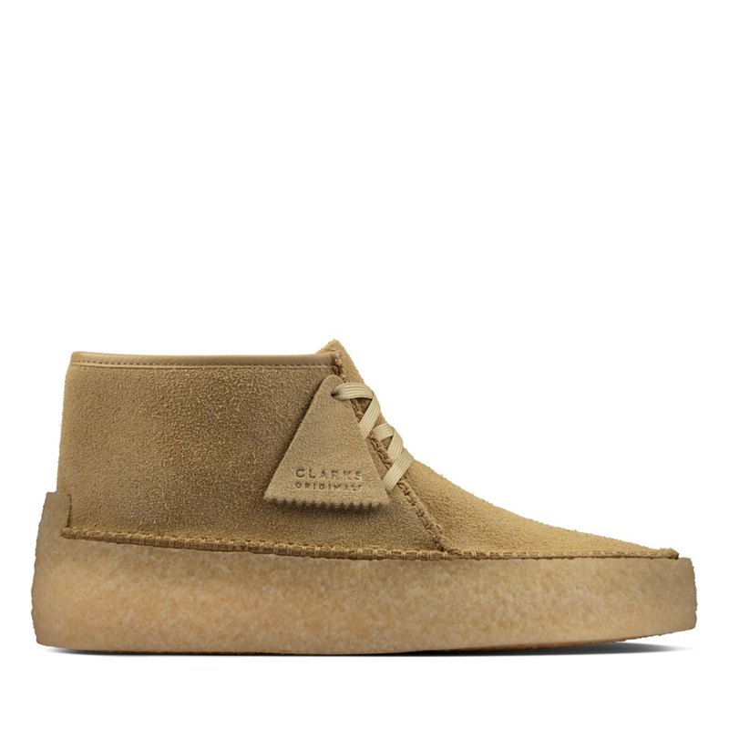 Khaki Men's Clarks Caravan Wallabee | 29279844