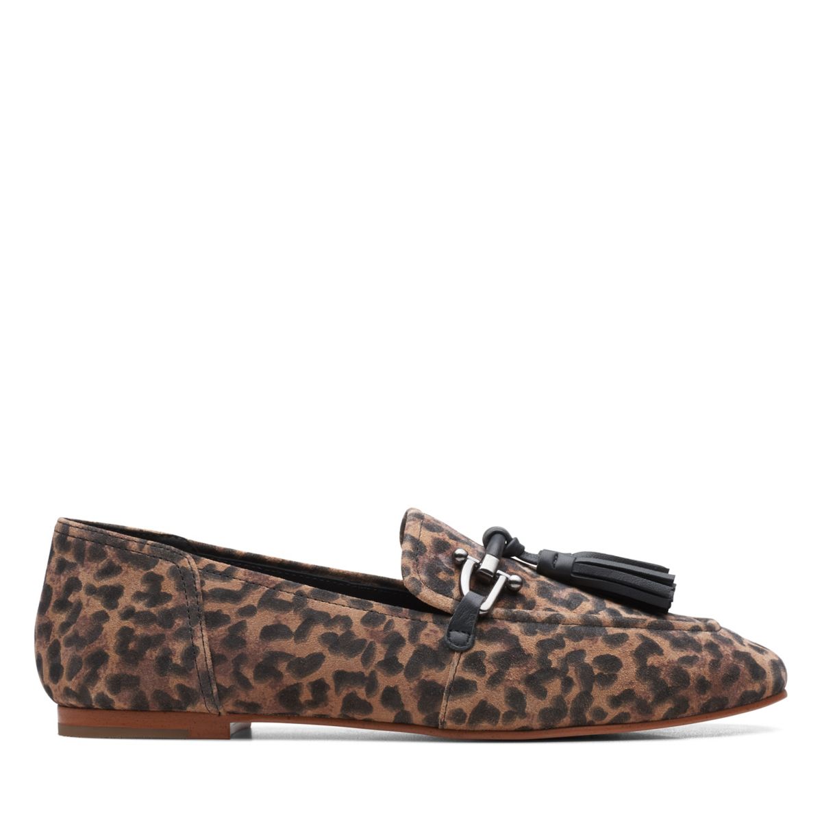 Leopard Women's Clarks Pure 2 Tassel Ballerina | 37530858