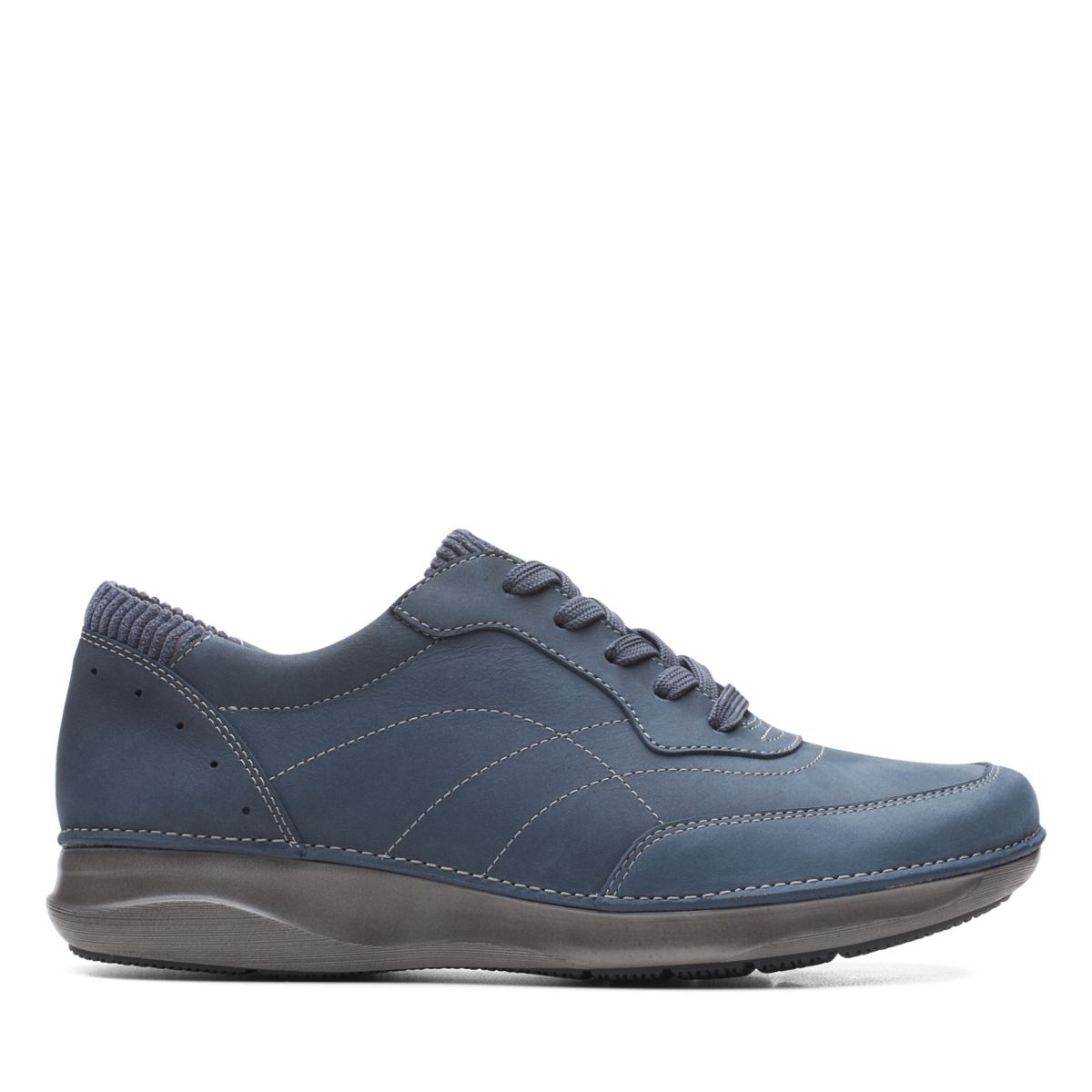 Navy Women's Clarks Appley Tie Casual Shoes | 12198679