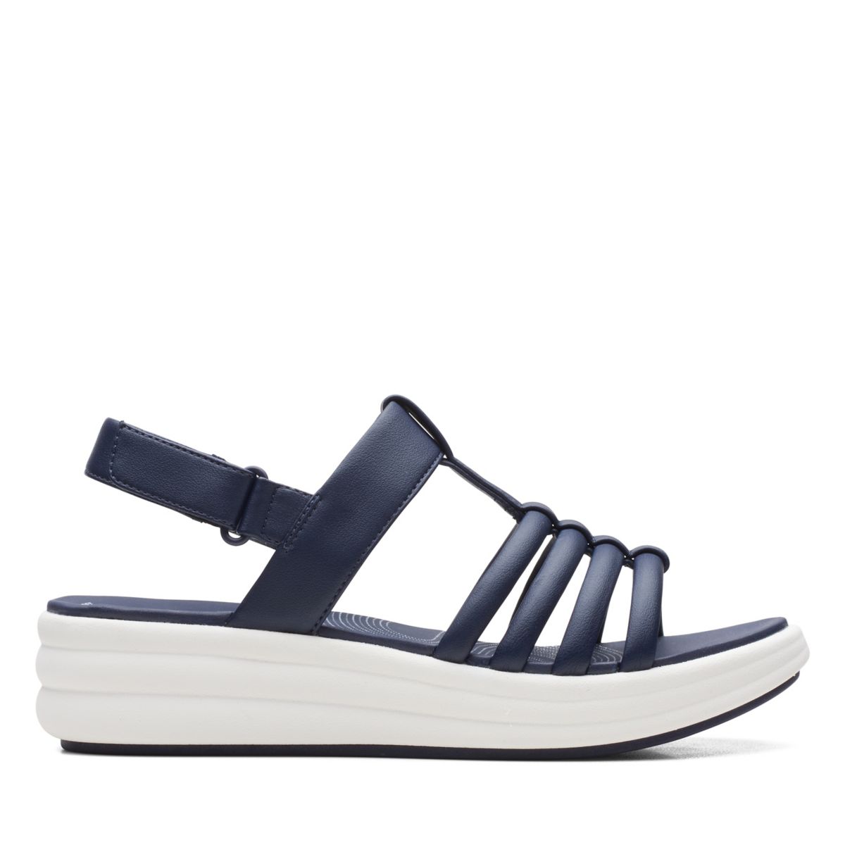 Navy Women's Clarks Drift Ease Sandals | 85249309