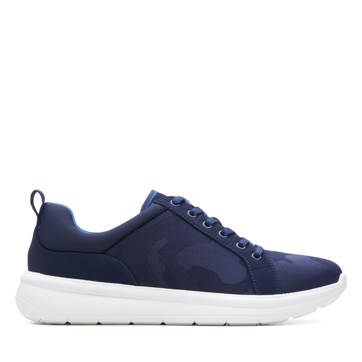 Navy Women's Clarks Ezera Lace Sneakers | 62644987