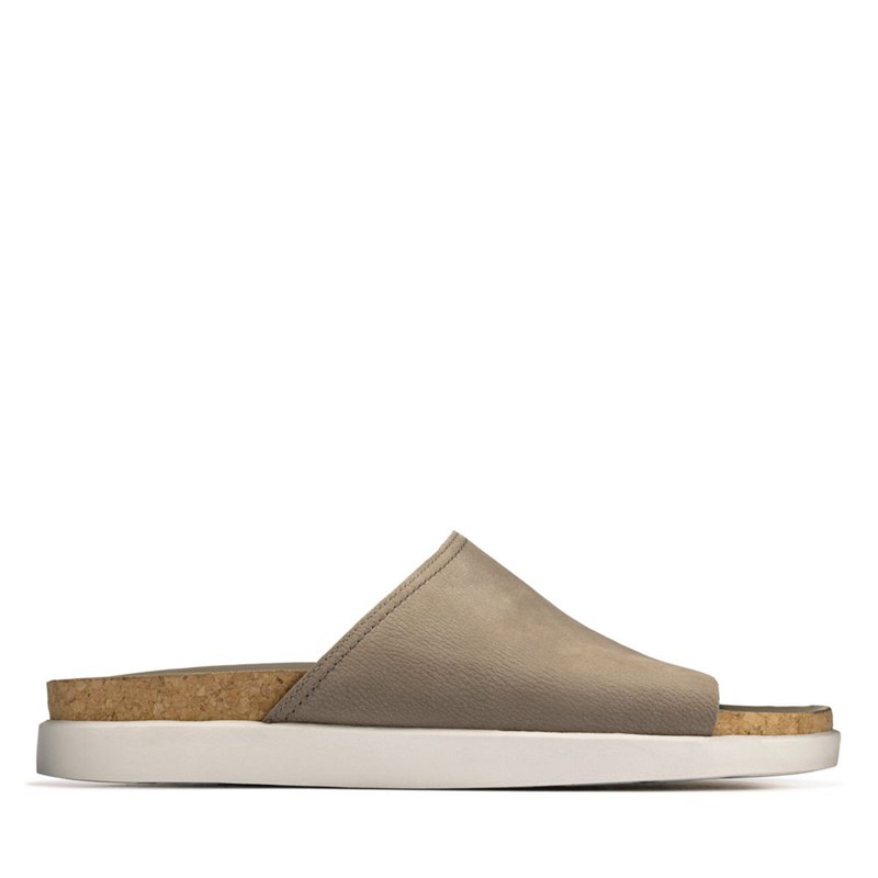 Olive Men's Clarks Sunder Mules | 78078887