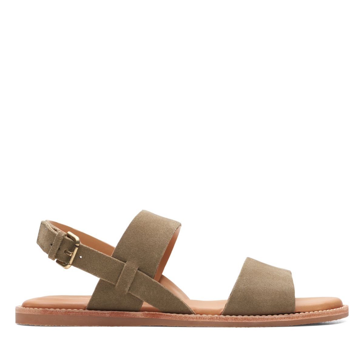 Olive Women's Clarks Karsea Strap Sandals | 82474615
