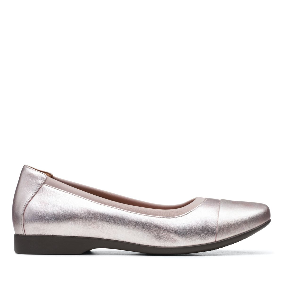 Platinum Women's Clarks Un Darcey Cap 2 Ballerina | 80309498