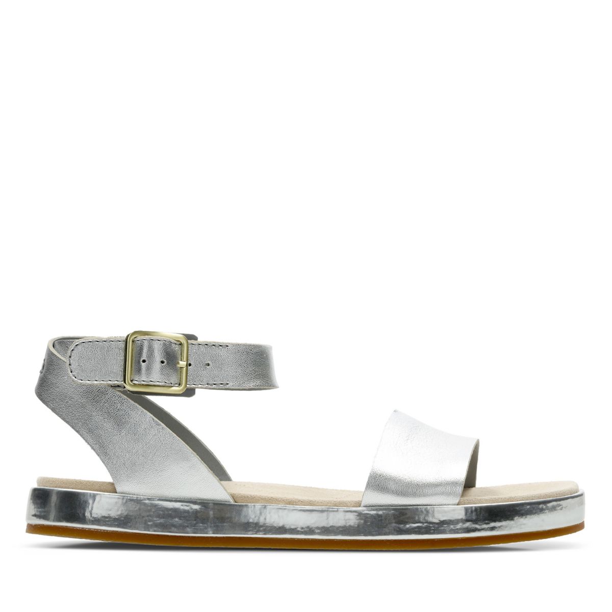 Silver Women's Clarks Botanic Ivy Sandals | 87121177