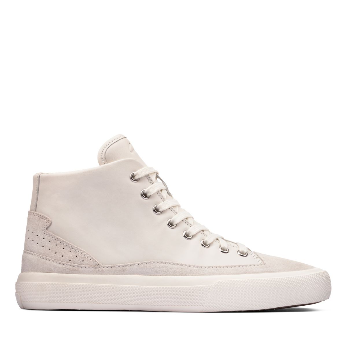 White Women's Clarks Aceley Zip Hi Sneakers | 11711119