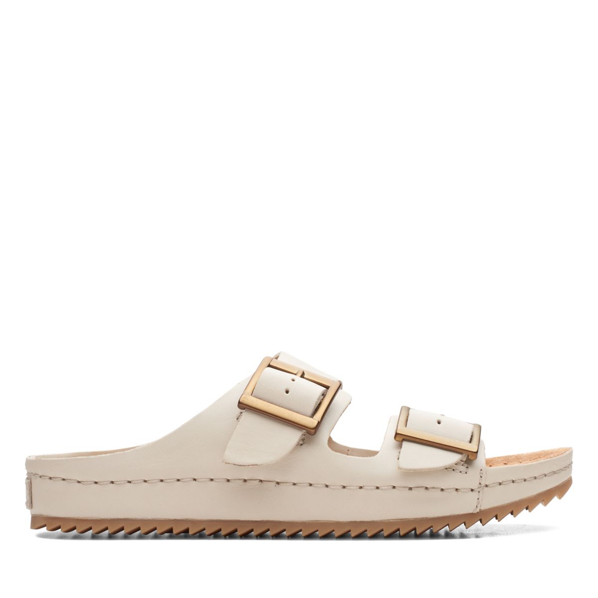 White Women's Clarks Brookleigh Sun Mules | 70396435