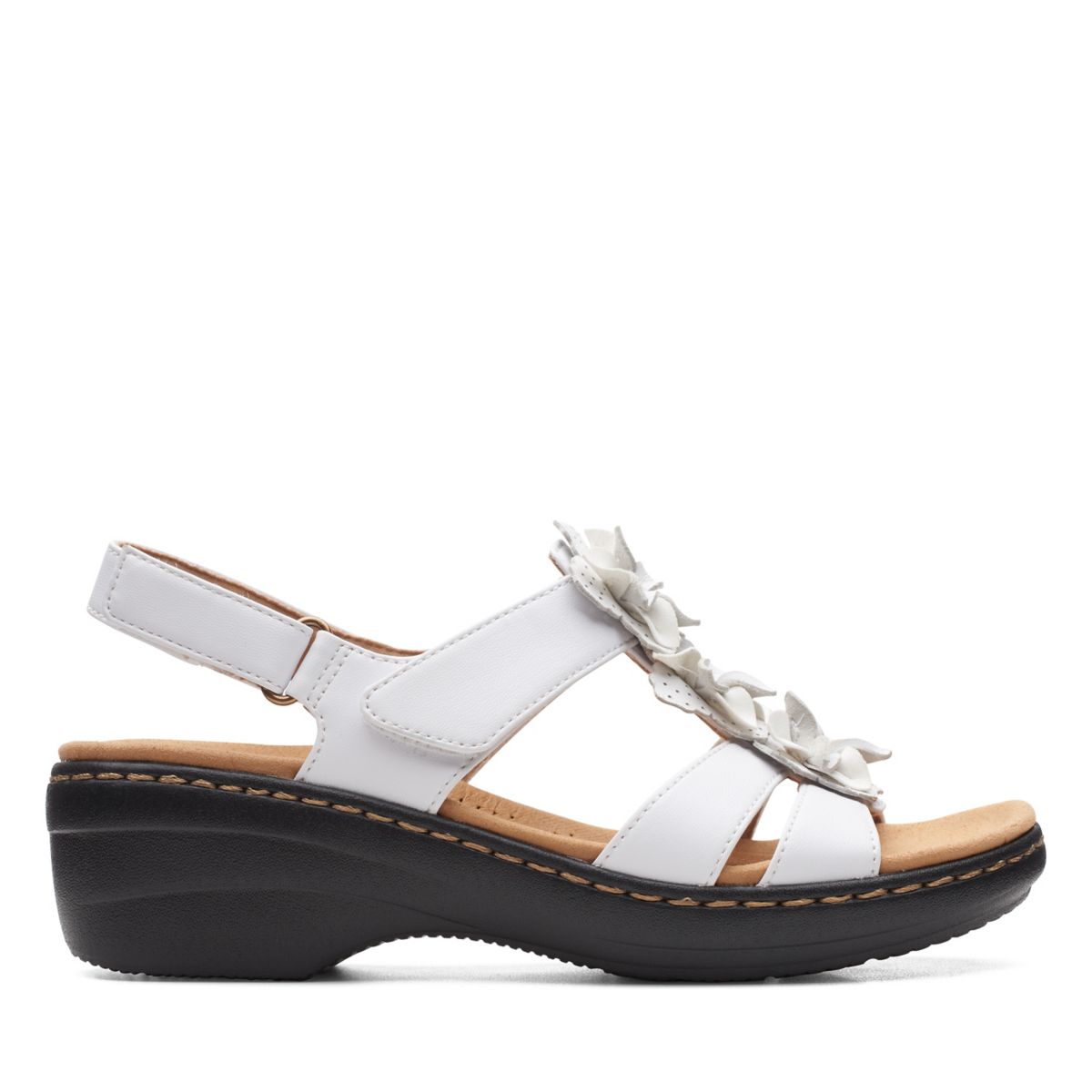 White Women's Clarks Merliah Sheryl Sandals | 73997349